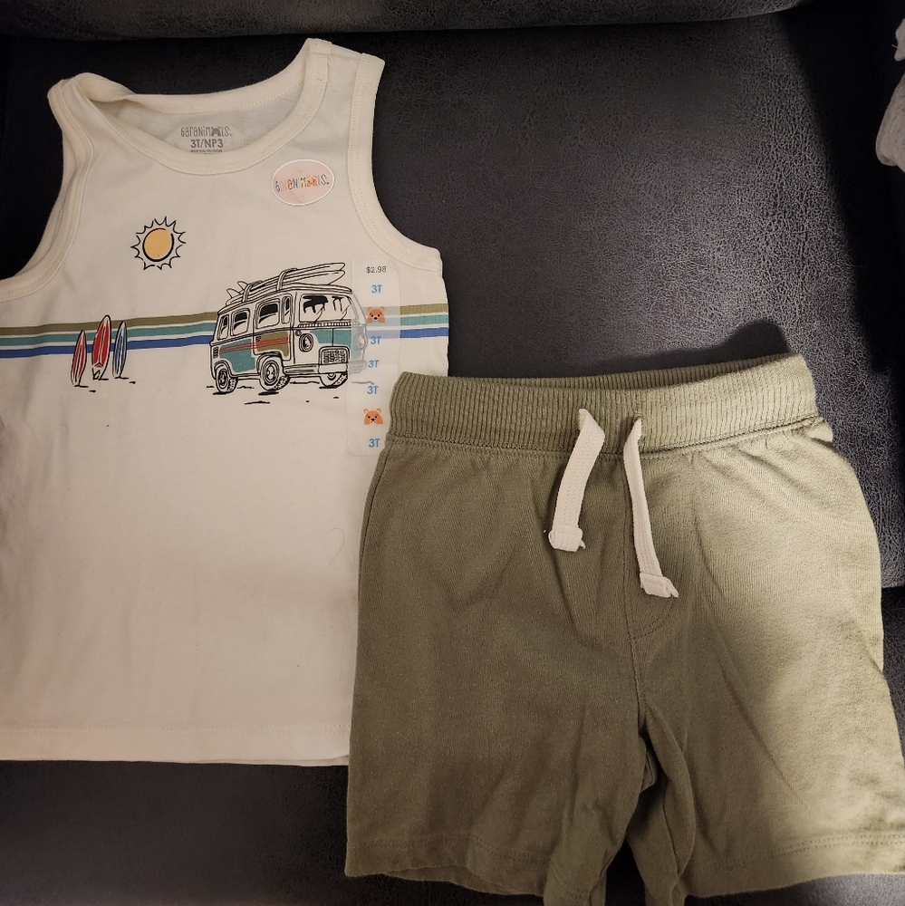 Kids' Surf Van Tank Top and Shorts Set